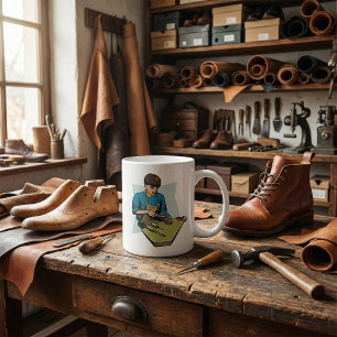 靴修理コブラーヴィンテージ靴屋 コーヒーマグカップ
