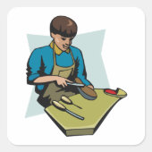 靴修理コブラーヴィンテージ靴屋 スクエアシール (正面)