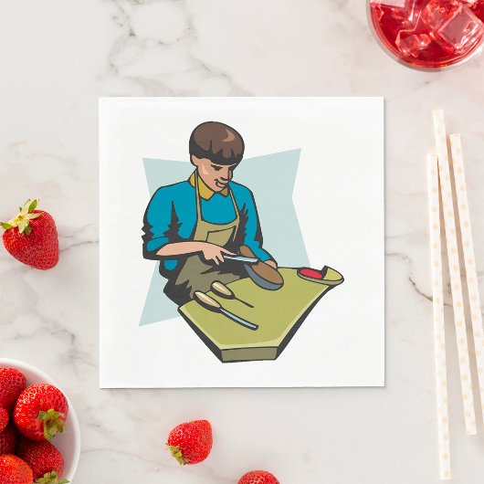 靴修理コブラーヴィンテージ靴屋 スタンダードランチョンナプキン