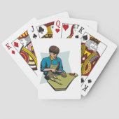 靴修理コブラーヴィンテージ靴屋 トランプ (裏面)