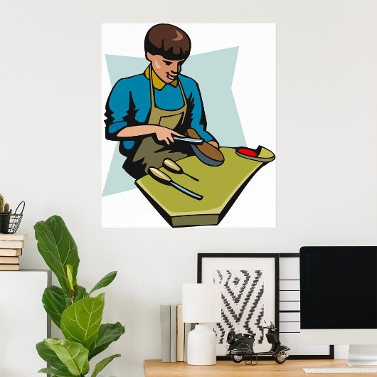 靴修理コブラーヴィンテージ靴屋 ポスター