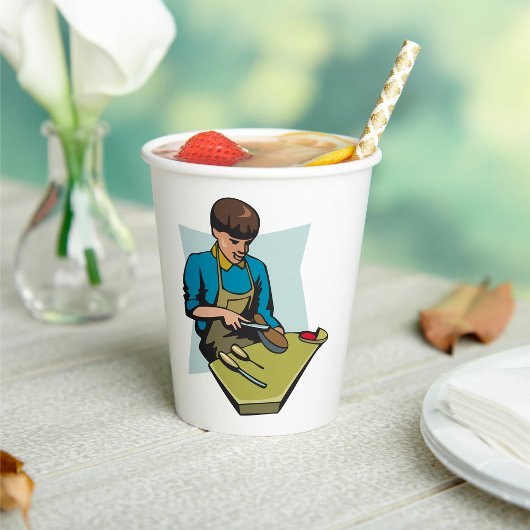 靴修理コブラーヴィンテージ靴屋 紙コップ