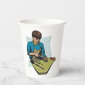 靴修理コブラーヴィンテージ靴屋 紙コップ (正面)