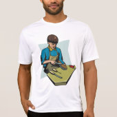 靴修理コブラーヴィンテージ靴屋 Tシャツ (正面)