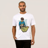 靴修理コブラーヴィンテージ靴屋 Tシャツ (正面フル)