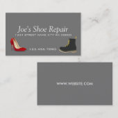 靴修理店 名刺 (正面/裏面)