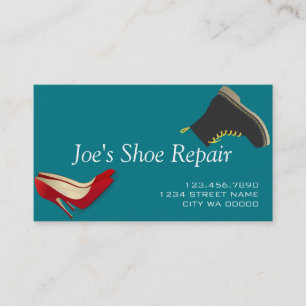 靴修理店 名刺