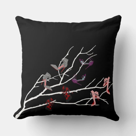 靴分岐腰枕 クッション (正面)