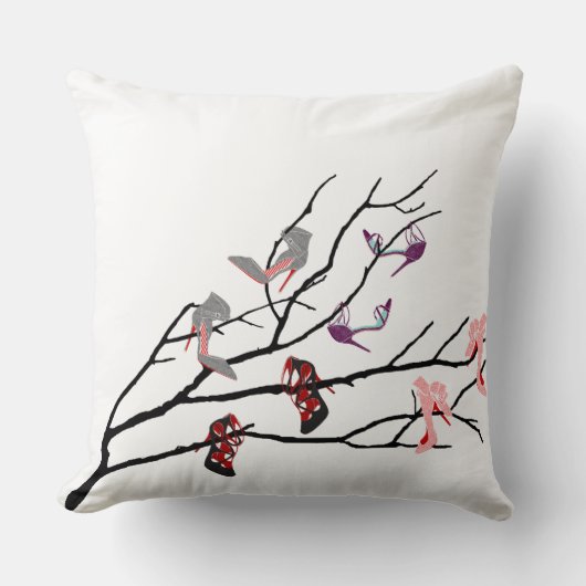 靴分岐腰枕 クッション (正面)