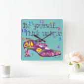 靴壁時計 スクエア壁時計 (ホーム)