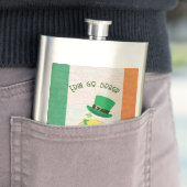 靴屋のラッキーフライトビニールフラッ包まれたク フラスク (インサイチュ)