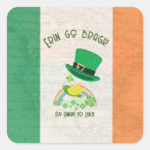 靴屋のラッキーフライト スクエアシール (正面)