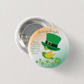 靴屋のラッキーフライト 缶バッジ (正面&裏面)