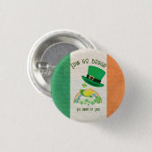 靴屋のラッキーフライト 缶バッジ (正面&裏面)