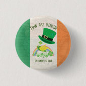 靴屋のラッキーフライト 缶バッジ (正面)