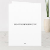 靴屋ファンタジー誕生日カード カード (裏面)