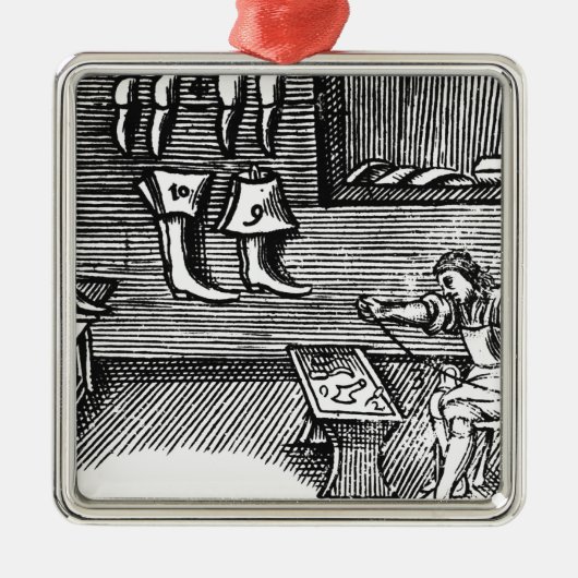 靴屋 メタルオーナメント (正面)