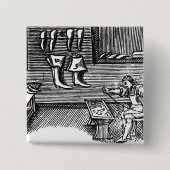 靴屋 缶バッジ (正面)