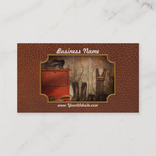 靴屋-靴の宝石1900年 名刺 (正面)