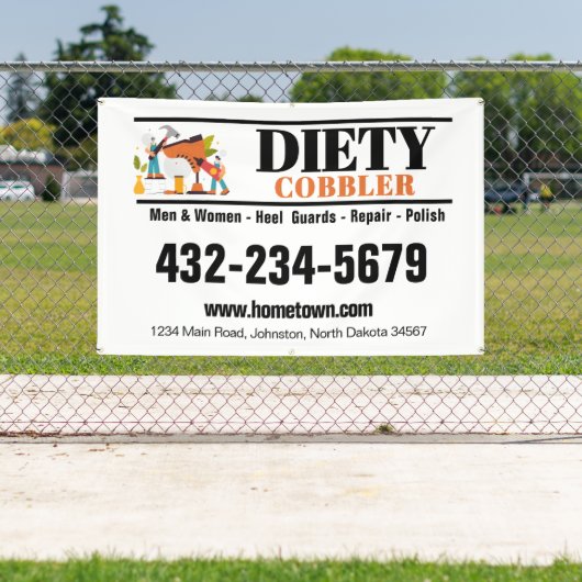 靴屋 靴修理 プロフェッショナル カーマグネット 横断幕 (インサイチュ)