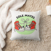 靴底おもしろいパン クッション (ブランケット)