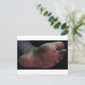 靴底をなめる ポストカード (スタンド正面)