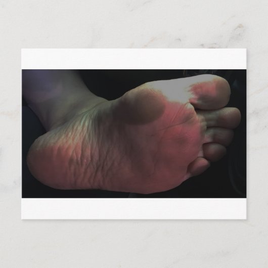 靴底をなめる ポストカード (正面)