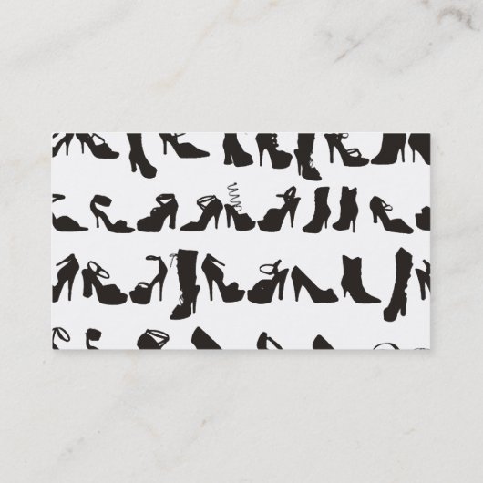 靴店の名刺 名刺 (裏面)