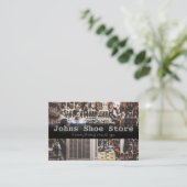 靴店販売名刺 名刺 (スタンド正面)