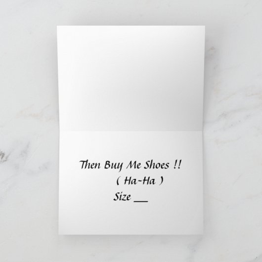 靴恋しく思君 カード (内部)