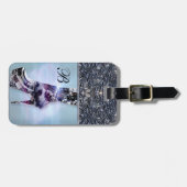 靴愛モノグラム ラゲッジタグ (正面横)