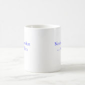 靴無しワイシャツ無し問題のマグ無し コーヒーマグカップ (中央)