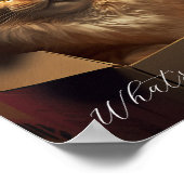 靴箱の中の猫 – 皮肉な猫 ポスター (角)