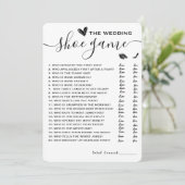 靴結婚ゲーム彼は彼女がゲームを言っエレガントた 招待状 (スタンド正面)