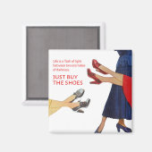 靴買ヴィンテージ広告 マグネット (正面/裏面)