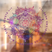 靴離れと問題はここでお願い ウィンドウサイン (シート2)