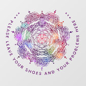 靴離れと問題はここでお願い ウィンドウサイン (シート)