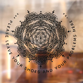 靴離れと問題はここでお願い ウィンドウサイン (シート2)