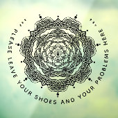 靴離れと問題はここでお願い ウィンドウサイン (シート3)