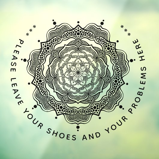 靴離れと問題はここでお願い ウィンドウサイン (シート3)