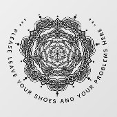 靴離れと問題はここでお願い ウィンドウサイン (シート)