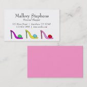 靴靴靴靴業務呼出しカード 名刺 (正面/裏面)