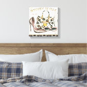 靴、バッグ、眼鏡 キャンバスプリント (インサイチュ (寝室))