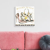 靴、バッグ、眼鏡 キャンバスプリント (インサイチュ (リビング))