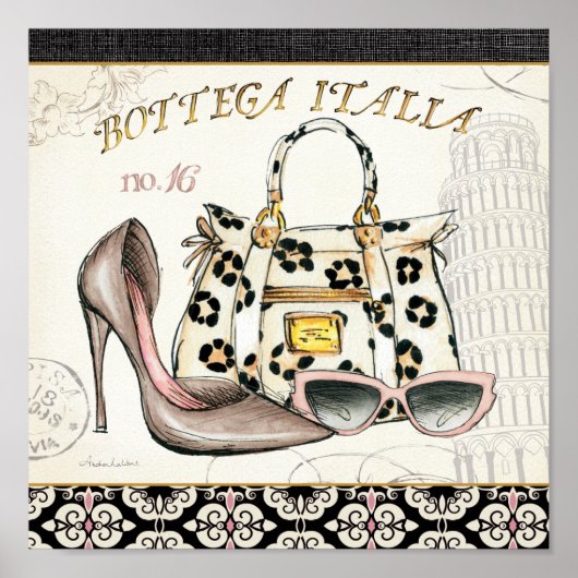 靴、バッグ、眼鏡 ポスター (正面)