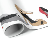 靴 ラッピングペーパー (ロールコーナー)