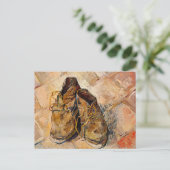 靴、有名なゴッホの絵画、 ポストカード (スタンド正面)