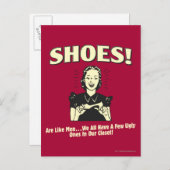 靴:男性に似ている ポストカード (正面/裏面)