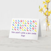 「靴」誕生日カード カード (黄色い花)