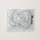 靴CL11のファッションのパーソナライズなおもしろい色これ ジグソーパズル (横)